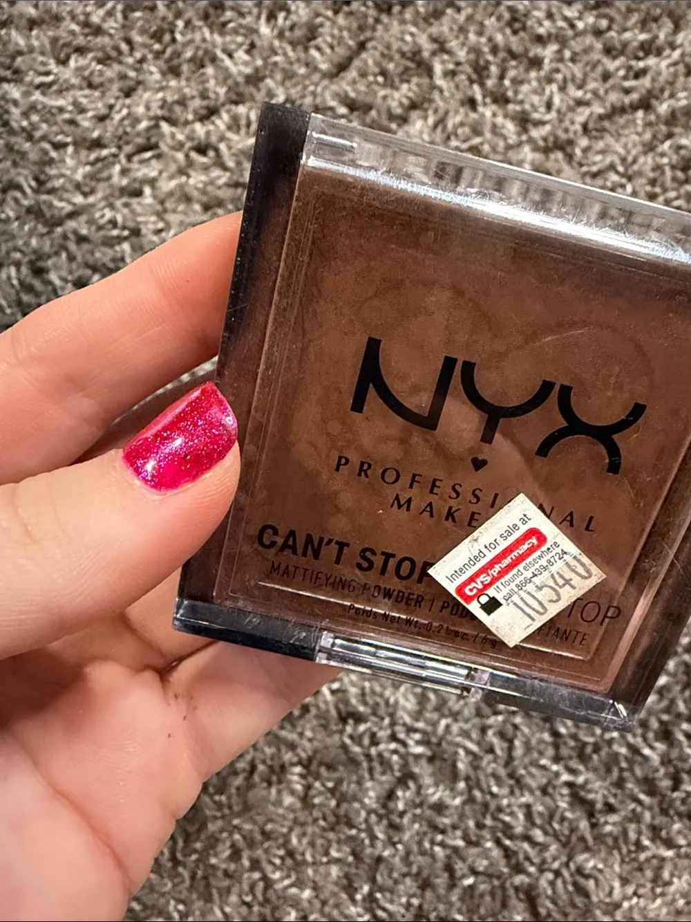 NYX Can't Stop Won't Stop Mattifying Powder -Rich